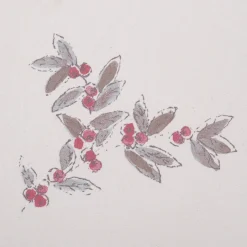 alinea Objet Décoratif De Noël*Boite cadeau motif fragon 30X20X10cm - Blanc