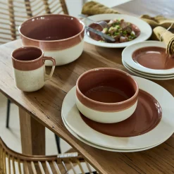 alinea Vaisselle Petit Déjeuner|Bol*Bol en grès D14,5cm - terracotta Marron
