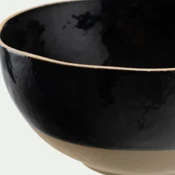 alinea Vaisselle Petit Déjeuner|Bol*Bol en grès recyclé D15,8cm - Noir