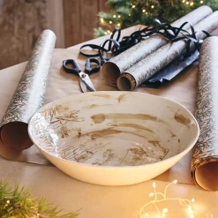 alinea Vaisselle Petit Déjeuner|Bol*Bol marbré en grès D18,5cm - alpilles Beige