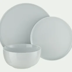 alinea Vaisselle Petit Déjeuner|Bol*Bol spirale en porcelaine D16cm - Blanc