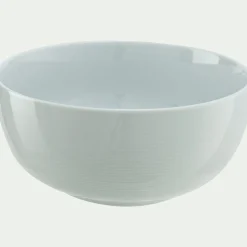 alinea Vaisselle Petit Déjeuner|Bol*Bol spirale en porcelaine D16cm - Blanc