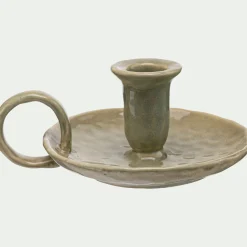 alinea Bougeoir*Bougeoir en céramique D15,5xH6,5cm - Vert