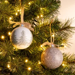alinea Boule De Noël*Boule de Noël D8cm - (modèle aléatoire) Beige