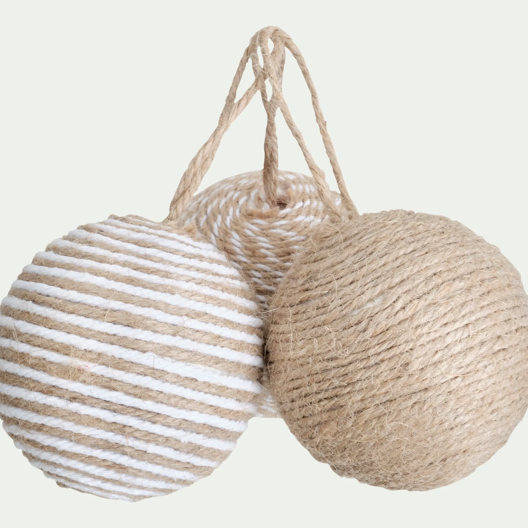 alinea Boule De Noël*Boule de Noël D8cm - (modèle aléatoire) Naturel