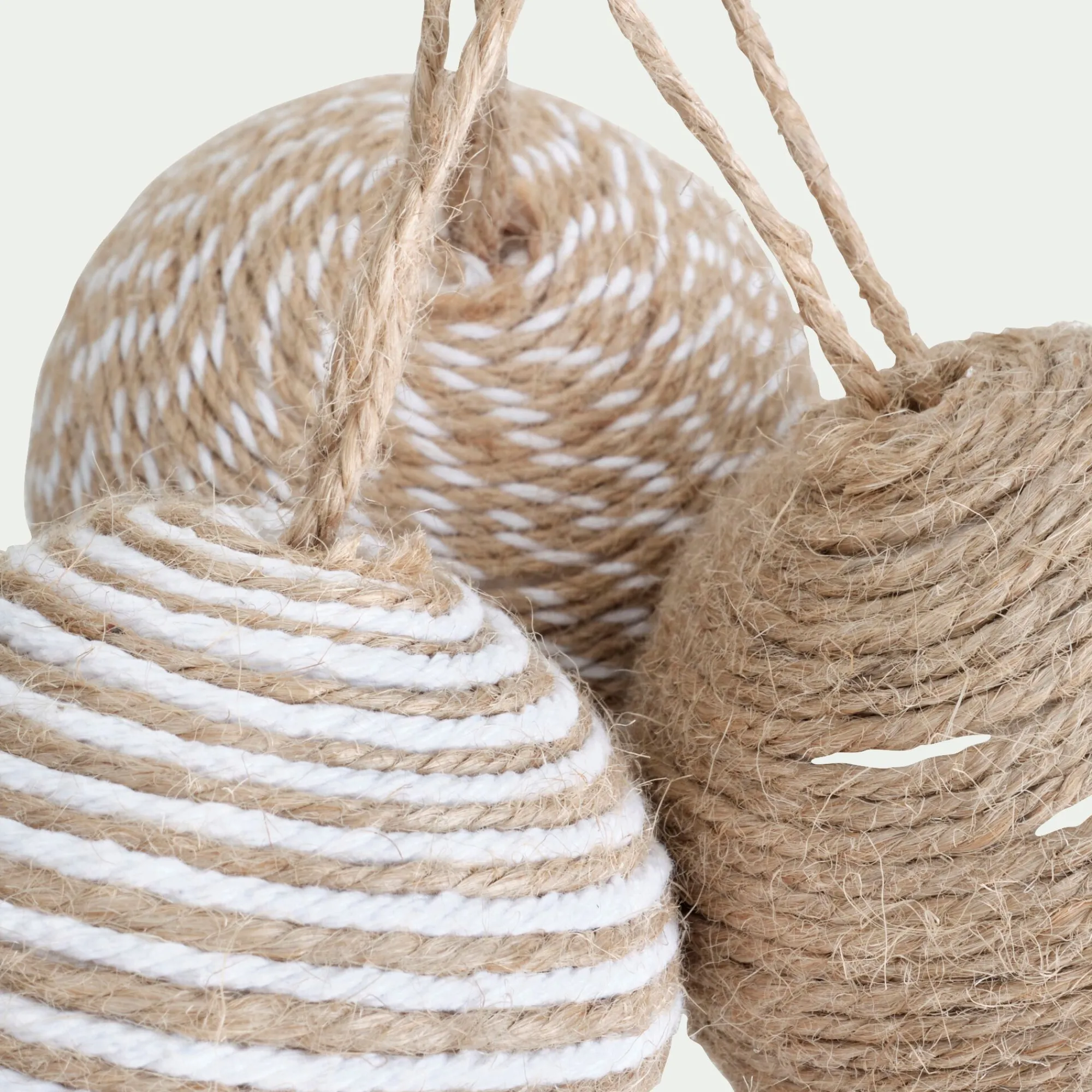 alinea Boule De Noël*Boule de Noël D8cm - (modèle aléatoire) Naturel