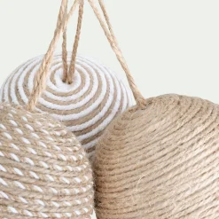 alinea Boule De Noël*Boule de noël D10cm - (modèle aléatoire) Naturel