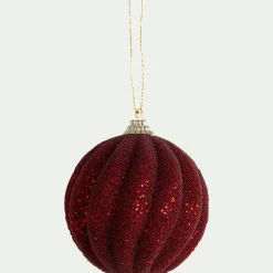 alinea Boule De Noël*Boule de Noël D8cm - (modèle aléatoire) Rouge