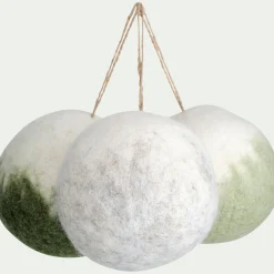 alinea Boule De Noël*Boule de Noël en laine D9cm (couleur aléatoire)