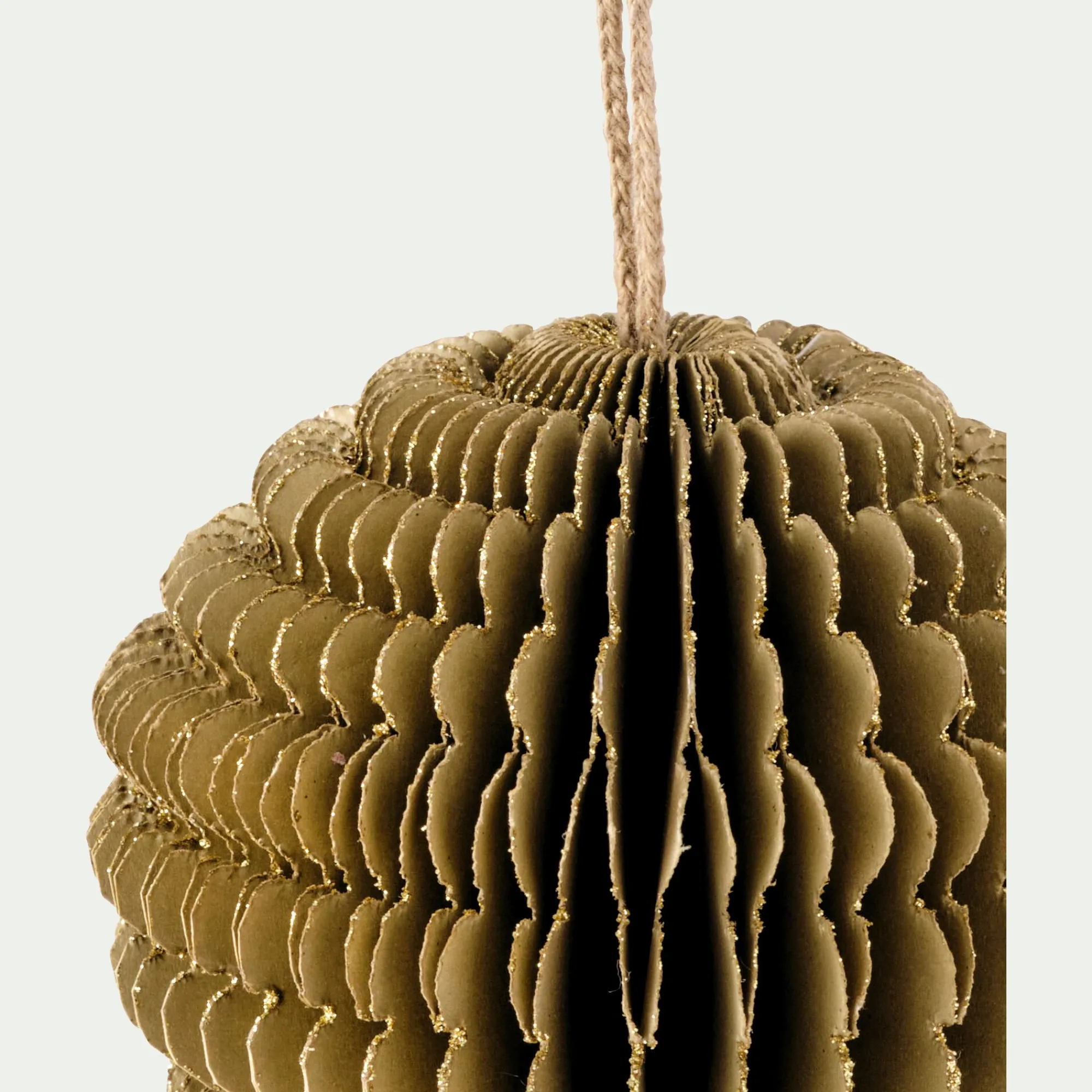 alinea Boule De Noël*Boule de Noël en papier D6cm - Doré