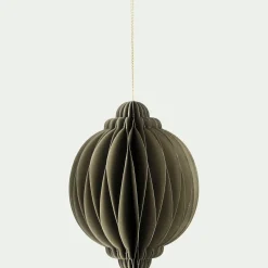 alinea Boule De Noël*Boule de Noël en papier D6cm - Vert
