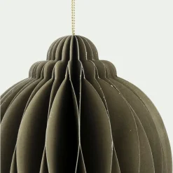alinea Boule De Noël*Boule de Noël en papier D6cm - Vert