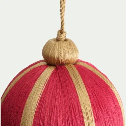 alinea Boule De Noël*Boule de Noël en tissu D8cm - Rouge