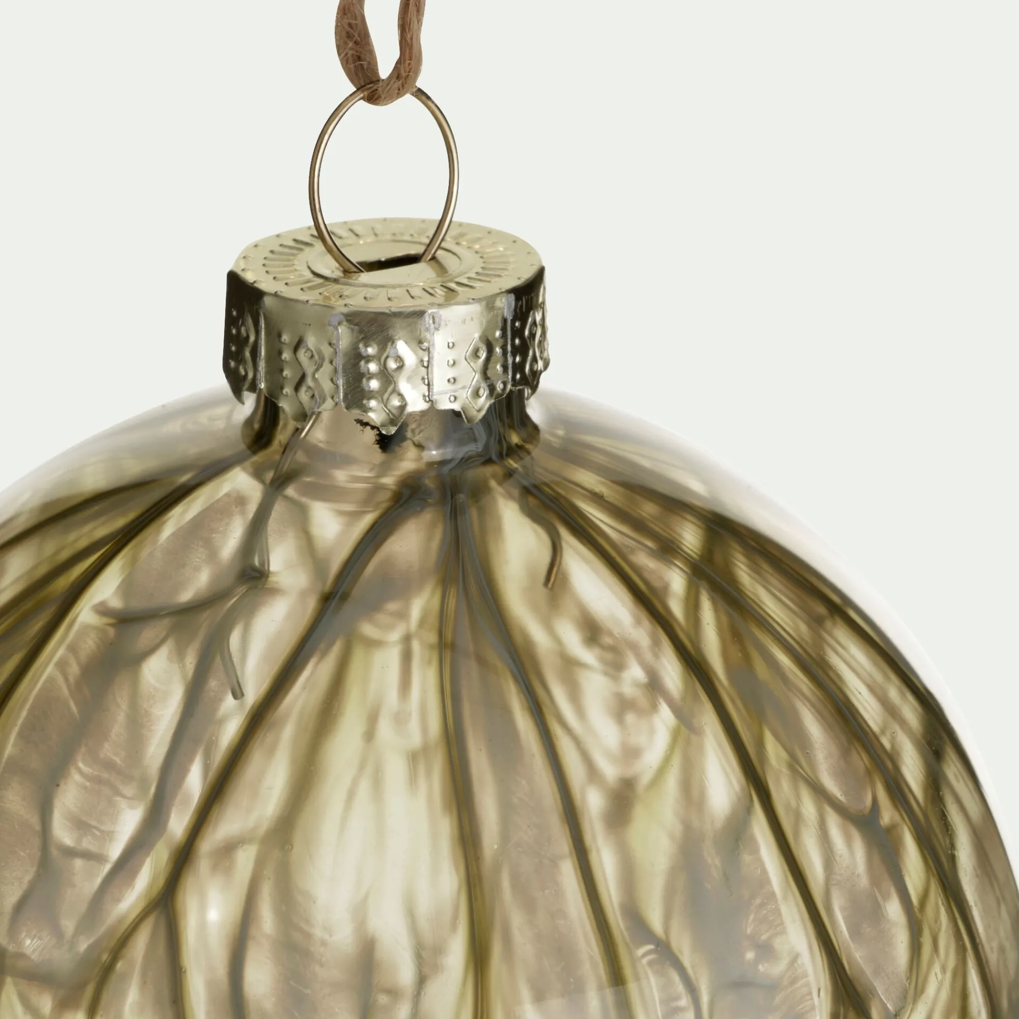 alinea Boule De Noël*Boule de Noël en verre D8cm - Vert