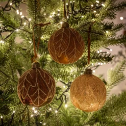 alinea Boule De Noël*Boule de noël en verre D8cm - (modèle aléatoire) Vert
