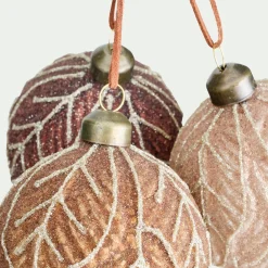 alinea Boule De Noël*Boule de noël en verre D8cm - (modèle aléatoire) Vert