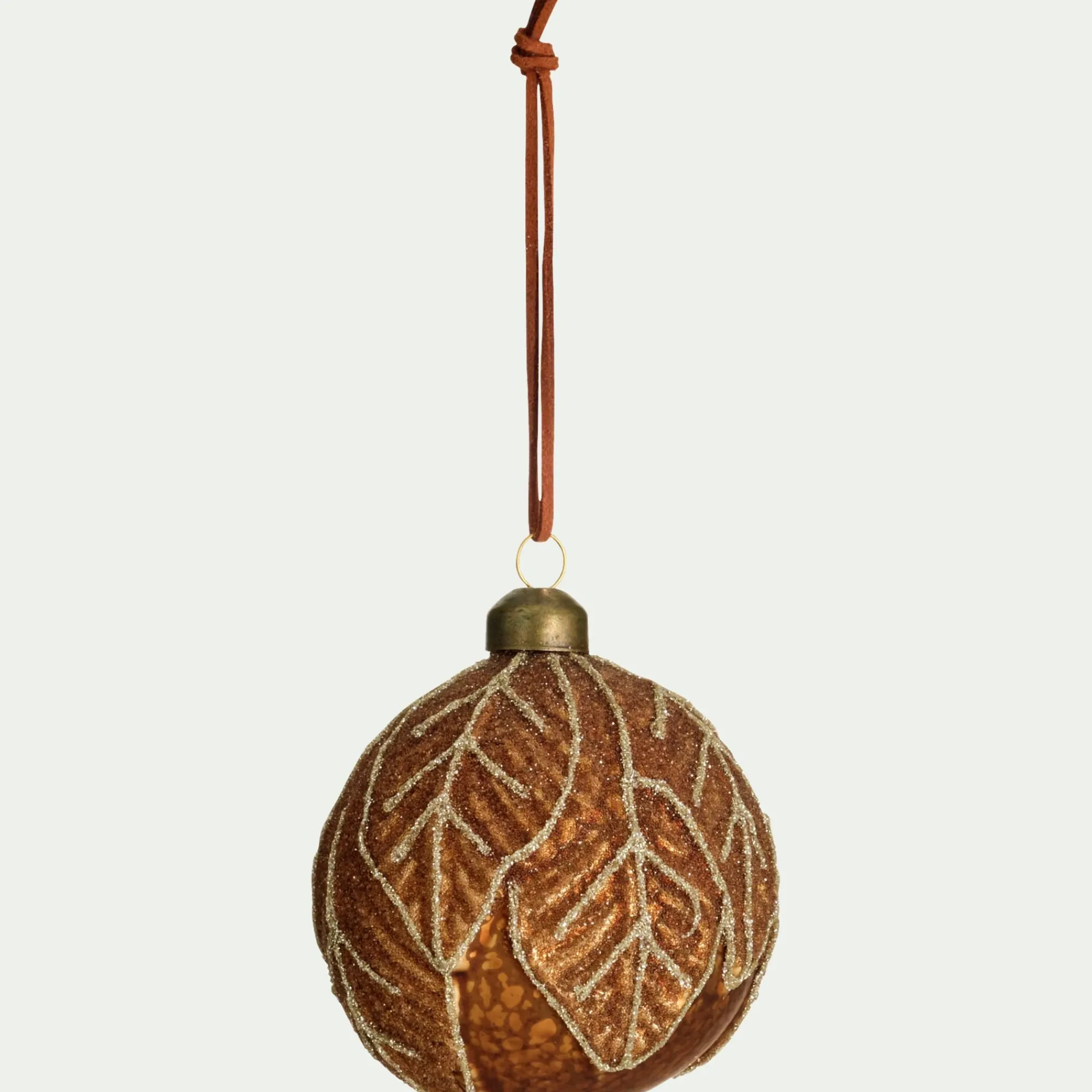 alinea Boule De Noël*Boule de noël en verre D8cm - (modèle aléatoire) Vert