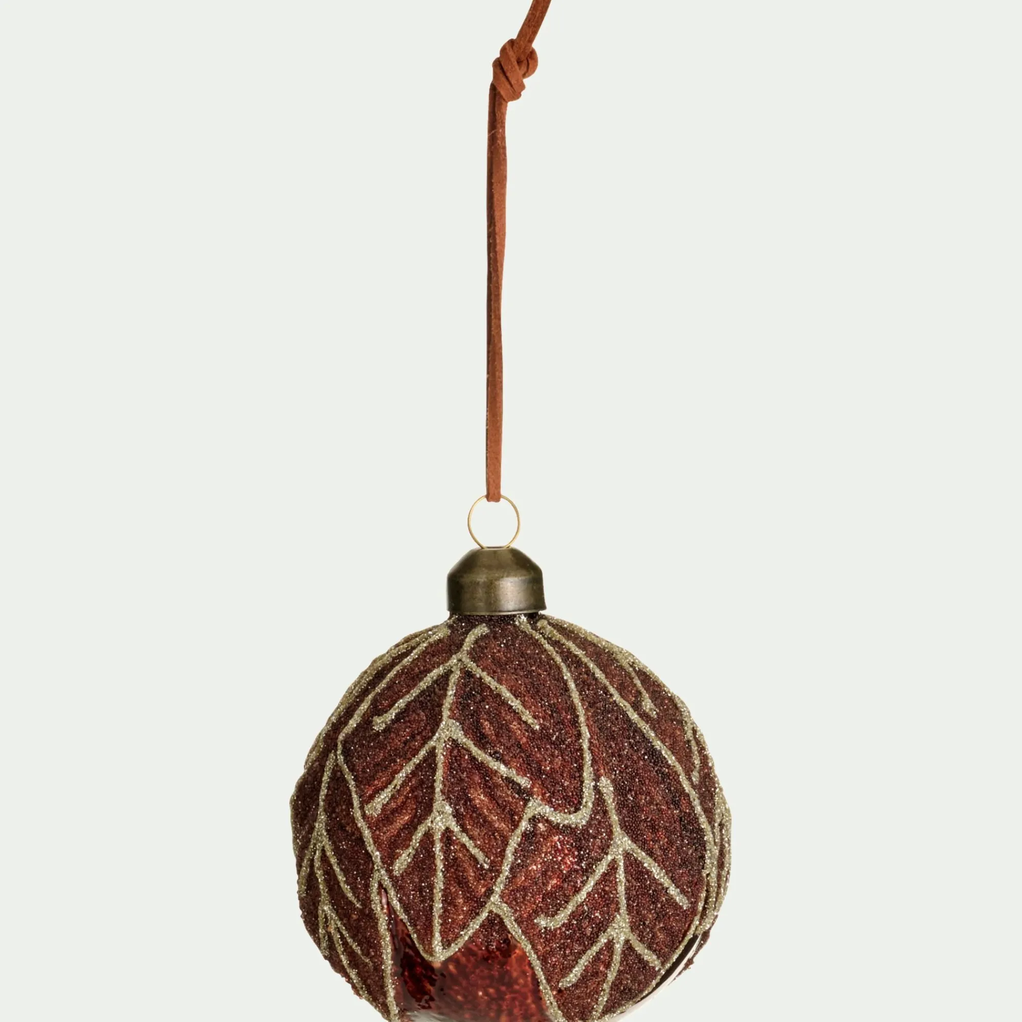 alinea Boule De Noël*Boule de noël en verre D8cm - (modèle aléatoire) Vert