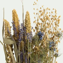 alinea Fleurs Séchées*Bouquet de fleurs séchés H35cm - Bleu