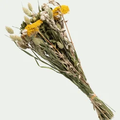 alinea Fleurs Séchées*Bouquet de fleurs séchés H55cm - jaune