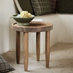 alinea Table De Chevet|Bout De Canapé*Bout de canapé en acacia D45xH47cm - Naturel