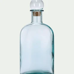 alinea Décoration À Poser|Vase*Bouteille décorative en verre recyclé H45cm - Transparent