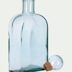 alinea Décoration À Poser|Vase*Bouteille décorative en verre recyclé H45cm - Transparent
