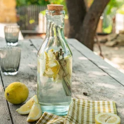 alinea Pichet, Bouteille En Verre Et Carafe*Bouteille en verre 1L - Transparent