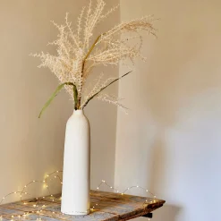 alinea Plante Artificielle|Décoration De La Table De Noël*Branchage de Noël artificiel de pampa H114cm - Blanc