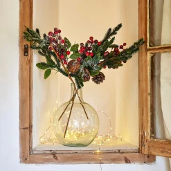 alinea Plante Artificielle|Décoration De La Table De Noël*Branchage de Noël artificiel de pin H50cm - Vert