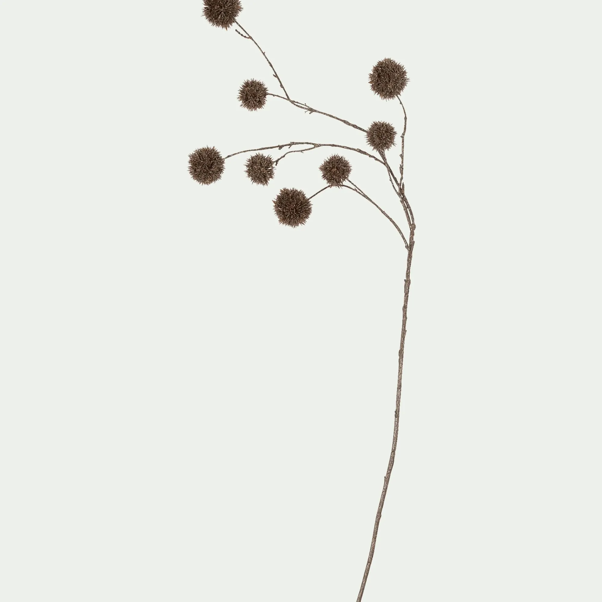 alinea Plante Artificielle|Vase Et Branchage De Noël*Branchage de Noël artificiel de chardon L114cm - naturel