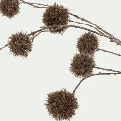alinea Plante Artificielle|Vase Et Branchage De Noël*Branchage de Noël artificiel de chardon L114cm - naturel