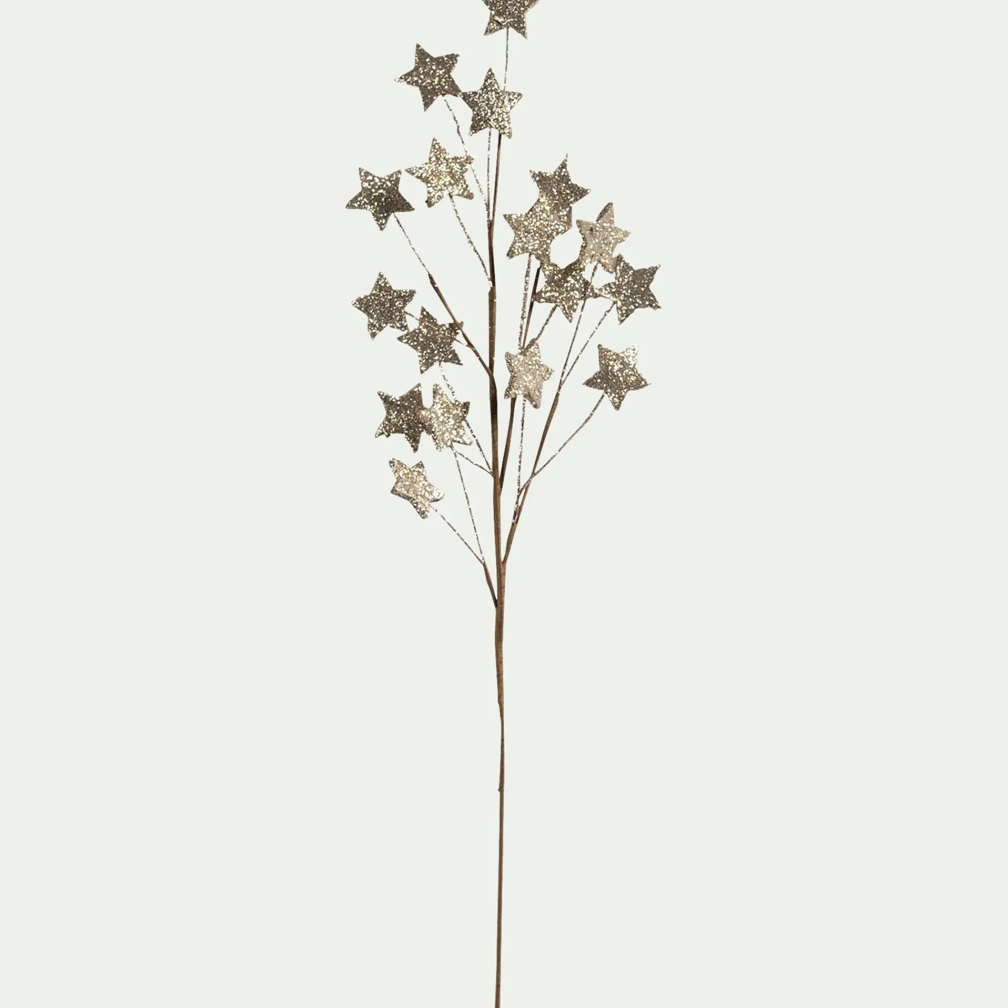 alinea Vase Et Branchage De Noël*Branchage de Noël artificiel étoilé H70cm - Doré