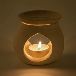 alinea Parfum D'Ambiance*Brûle-parfums en grès - Beige