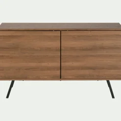 alinea Buffet De Salle À Manger|Buffet*Buffet 2 portes en bois L140cm - Bois foncé