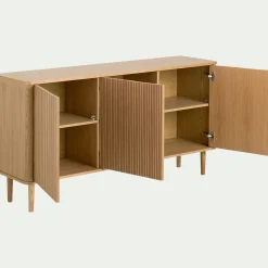 alinea Buffet De Salle À Manger|Buffet*Buffet 3 portes en chêne - Bois clair