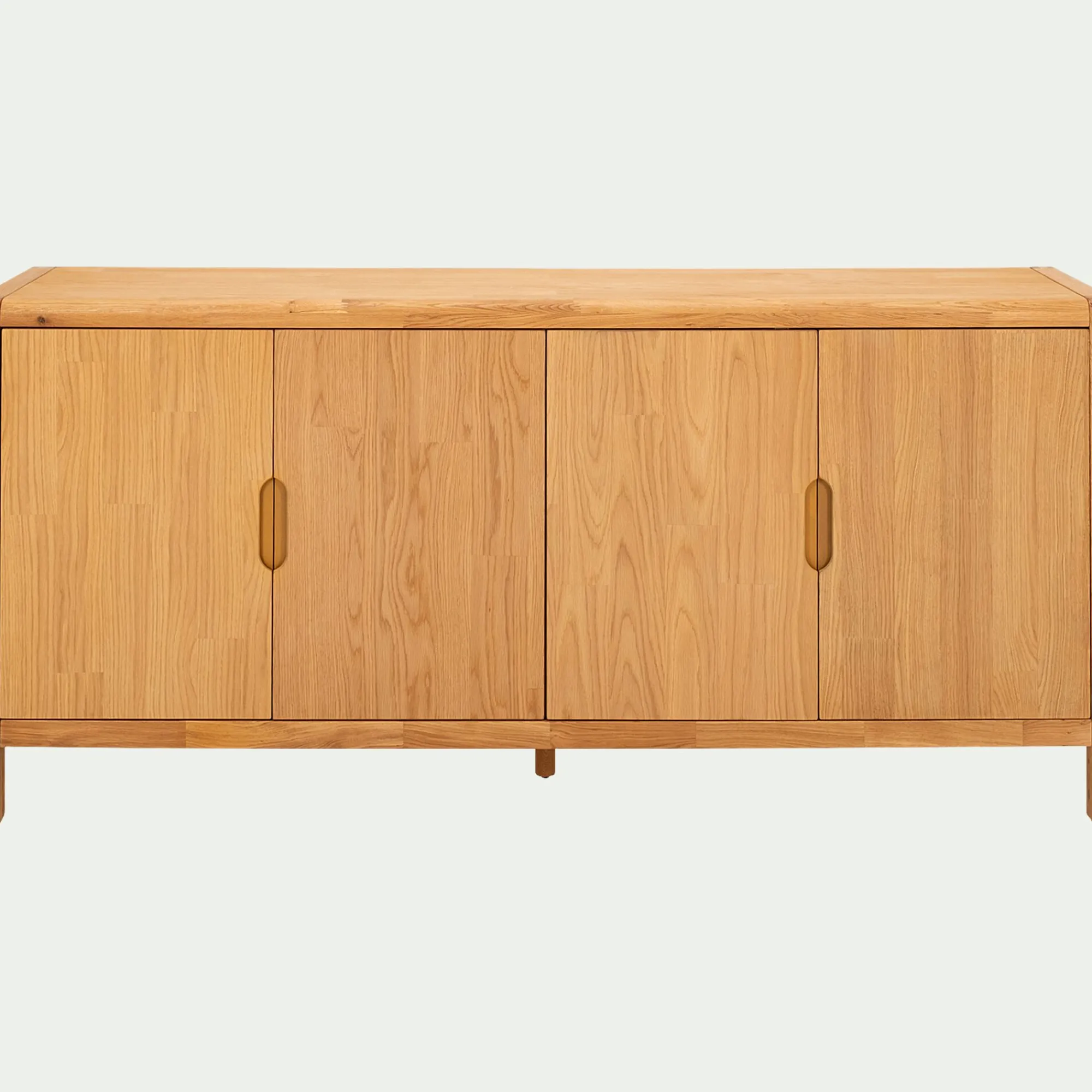 alinea Buffet De Salle À Manger|Buffet*Buffet 4 portes en chêne massif - Bois clair