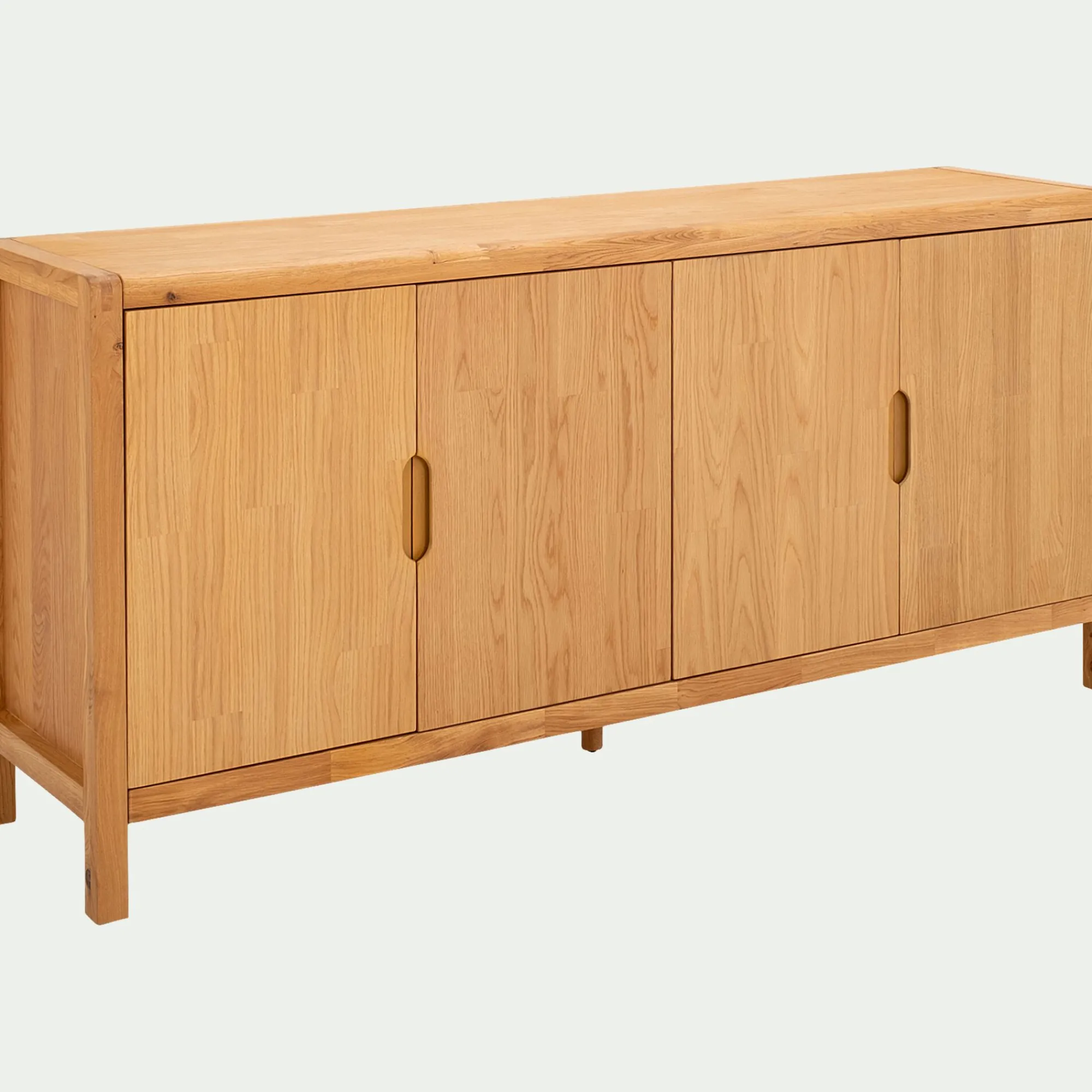 alinea Buffet De Salle À Manger|Buffet*Buffet 4 portes en chêne massif - Bois clair