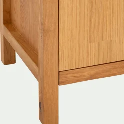 alinea Buffet De Salle À Manger|Buffet*Buffet 4 portes en chêne massif - Bois clair