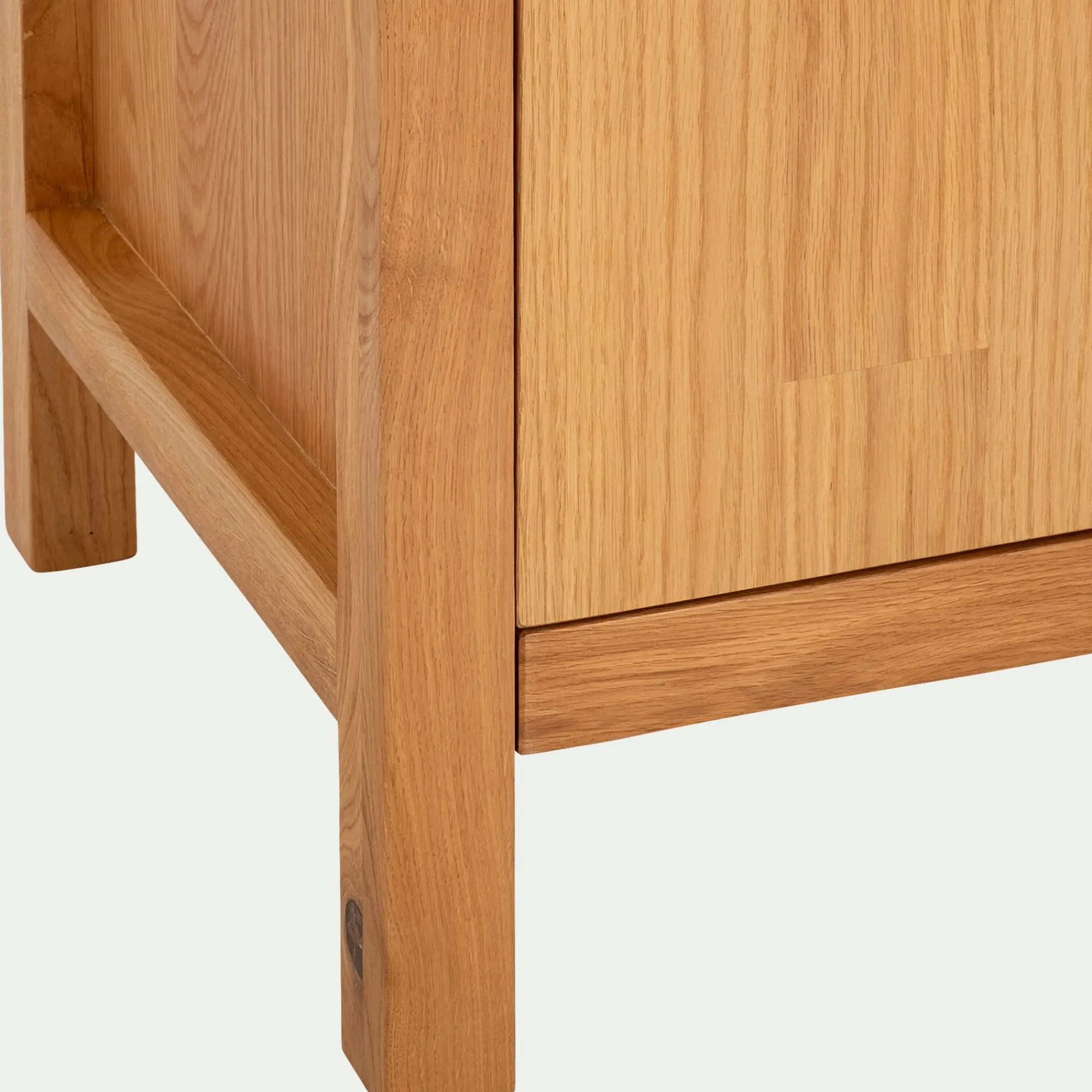 alinea Buffet De Salle À Manger|Buffet*Buffet 4 portes en chêne massif - Bois clair