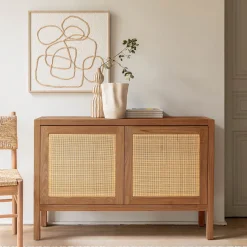 alinea Buffet De Salle À Manger|Buffet*Buffet 2 portes en teck recyclé - Bois clair
