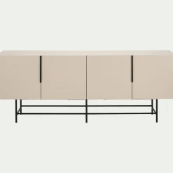 alinea Buffet De Salle À Manger|Buffet*Buffet bas 4 portes en bois - Beige