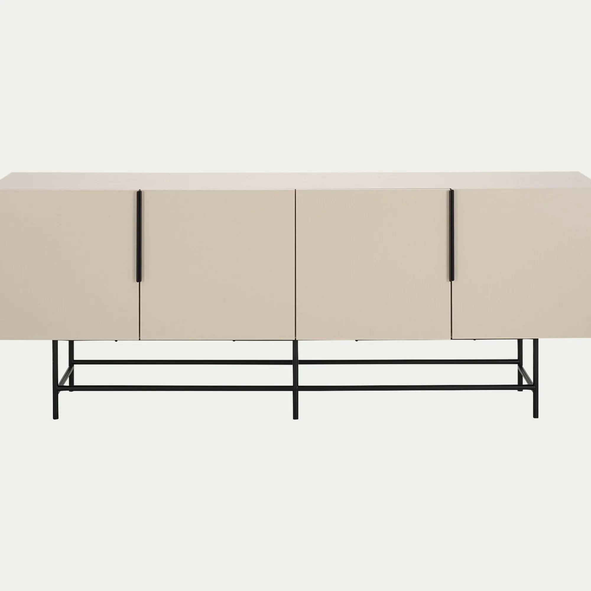 alinea Buffet De Salle À Manger|Buffet*Buffet bas 4 portes en bois - Beige