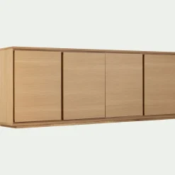 alinea Buffet De Salle À Manger|Buffet*Buffet bas en bois 4 portes - naturel Bois clair