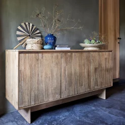 alinea Buffet De Salle À Manger|Buffet*Buffet bas en bois 3 portes - naturel Bois clair