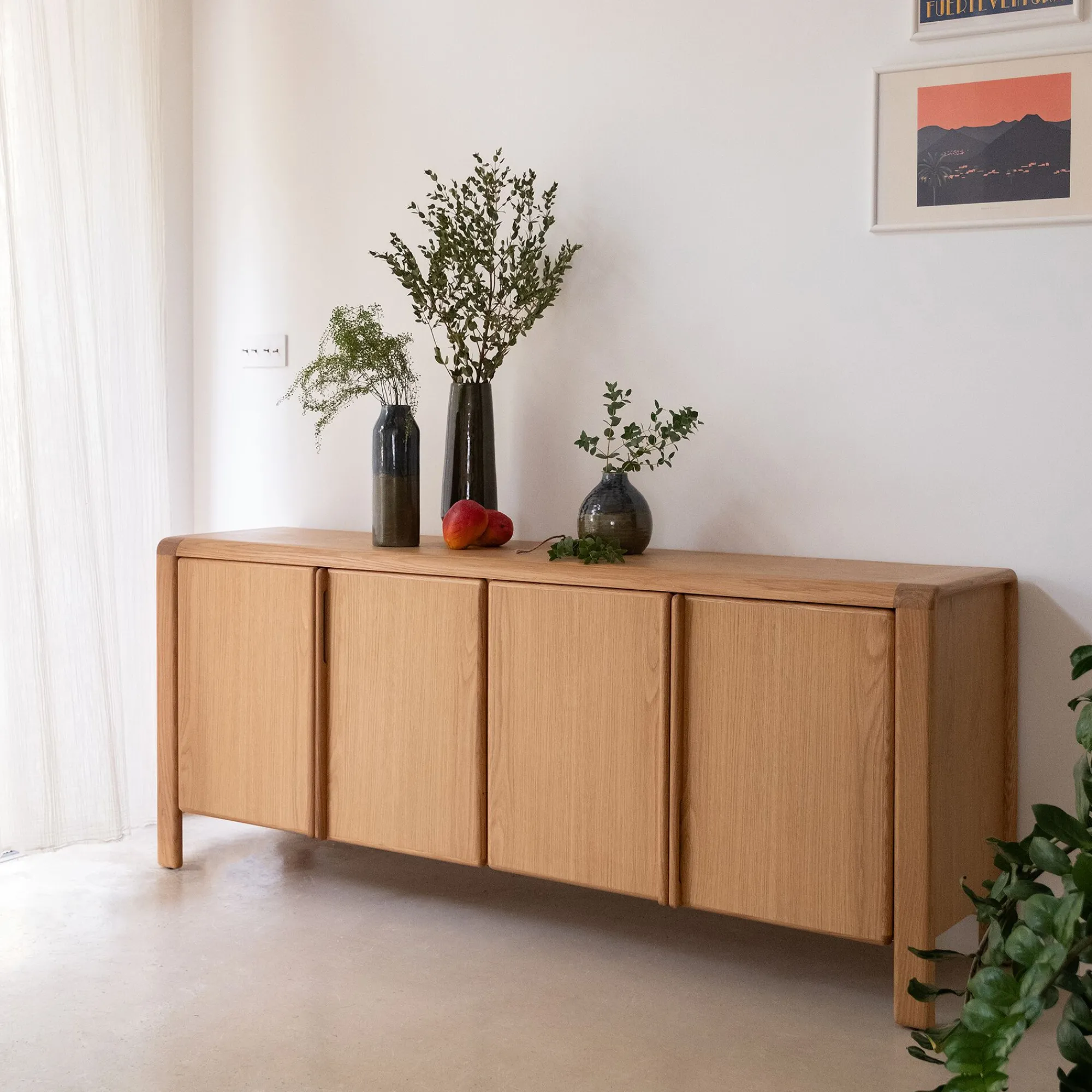 alinea Buffet De Salle À Manger|Buffet*Buffet en chêne massif - Bois clair