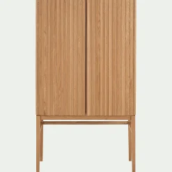 alinea Buffet De Salle À Manger|Buffet*Buffet haut plaqué chêne H155cm - Bois clair