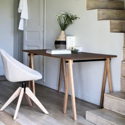 alinea Bureau*Bureau en bois - naturel Bois foncé