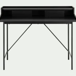alinea Bureau*Bureau en bois L120cm - Noir