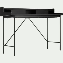 alinea Bureau*Bureau en bois L120cm - Noir